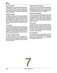 浏览型号PALCE16V8H-5JC的Datasheet PDF文件第7页