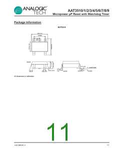 浏览型号AAT3515IGV-4.90-A-B-T1的Datasheet PDF文件第11页