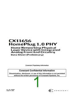 浏览型号CX11656-11的Datasheet PDF文件第1页