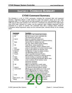 浏览型号CY325的Datasheet PDF文件第20页