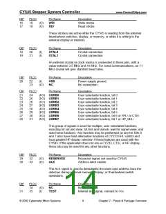 浏览型号CY327的Datasheet PDF文件第14页