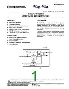 浏览型号DCP010505BP-U的Datasheet PDF文件第1页