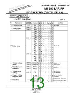 浏览型号M65831AP的Datasheet PDF文件第13页