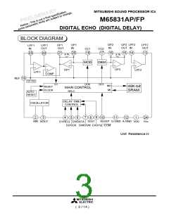 浏览型号M65831AP的Datasheet PDF文件第3页