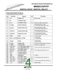 浏览型号M65831AP的Datasheet PDF文件第4页