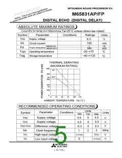 浏览型号M65831AP的Datasheet PDF文件第5页