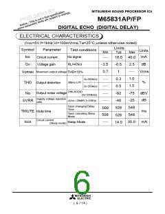 浏览型号M65831AP的Datasheet PDF文件第6页
