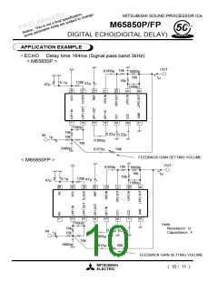 浏览型号M65850P的Datasheet PDF文件第10页