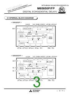 浏览型号M65850P的Datasheet PDF文件第3页