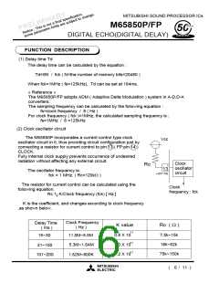 浏览型号M65850P的Datasheet PDF文件第6页