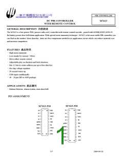 浏览型号M7613-P20的Datasheet PDF文件第1页