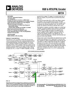 浏览型号AD724JR的Datasheet PDF文件第1页