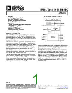 浏览型号AD7485的Datasheet PDF文件第1页