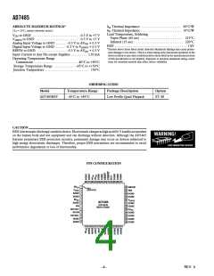 浏览型号AD7485的Datasheet PDF文件第4页