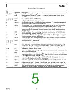 浏览型号AD7485的Datasheet PDF文件第5页
