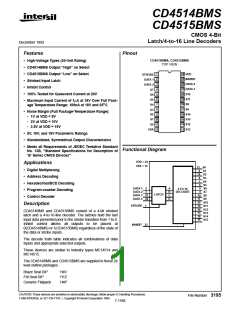 浏览型号CD4514的Datasheet PDF文件第1页