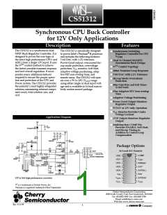 浏览型号CS51312GDR16的Datasheet PDF文件第1页