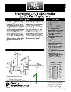 浏览型号CS51312GD16的Datasheet PDF文件第1页