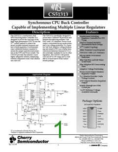 浏览型号CS51313的Datasheet PDF文件第1页