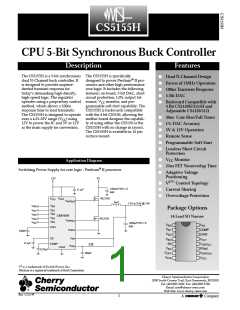 浏览型号CS5155HGDR16的Datasheet PDF文件第1页