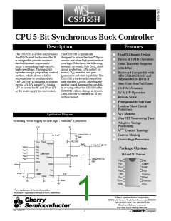 浏览型号CS5155H的Datasheet PDF文件第1页