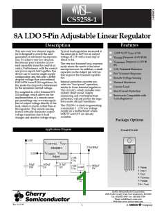 浏览型号CS5258-1的Datasheet PDF文件第1页
