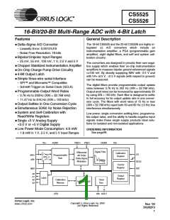 浏览型号CS5525-AP的Datasheet PDF文件第1页