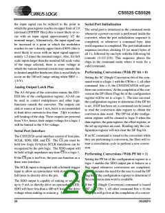 浏览型号CS5525-AP的Datasheet PDF文件第20页