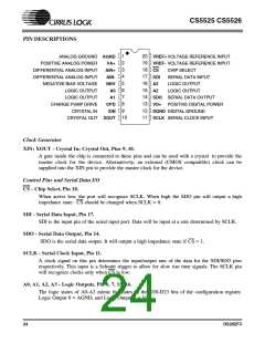 浏览型号CS5525-AP的Datasheet PDF文件第24页