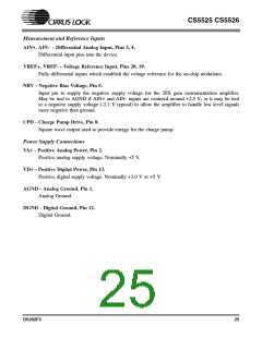 浏览型号CS5525-AP的Datasheet PDF文件第25页