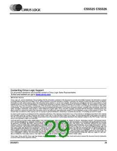 浏览型号CS5525-AP的Datasheet PDF文件第29页