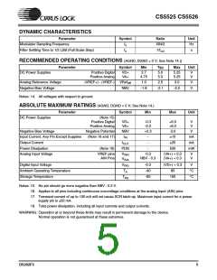 浏览型号CS5525-AP的Datasheet PDF文件第5页