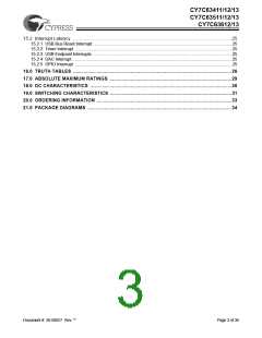 浏览型号CY7C63613-SC的Datasheet PDF文件第3页