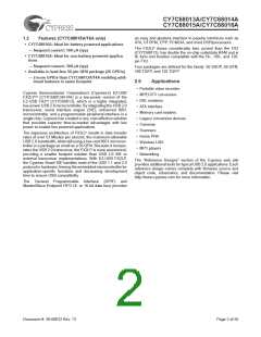 浏览型号CY7C68013A-56LFXC的Datasheet PDF文件第2页
