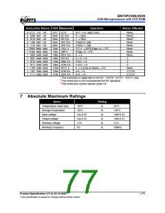 浏览型号EM78P259N的Datasheet PDF文件第77页