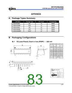 浏览型号EM78P259N的Datasheet PDF文件第83页