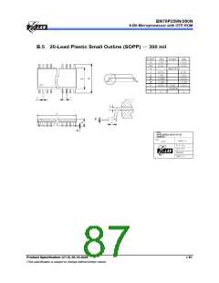 浏览型号EM78P259N的Datasheet PDF文件第87页