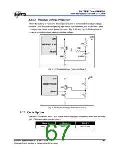 浏览型号EM78P418NP的Datasheet PDF文件第67页
