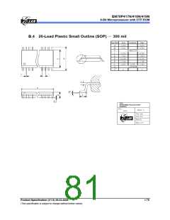 浏览型号EM78P418NP的Datasheet PDF文件第81页
