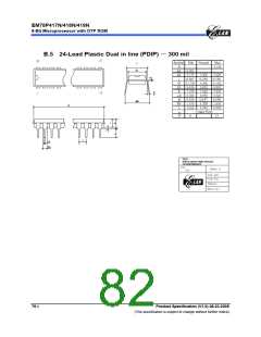 浏览型号EM78P418NP的Datasheet PDF文件第82页