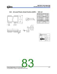 浏览型号EM78P418NP的Datasheet PDF文件第83页