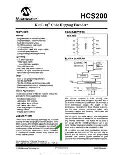 浏览型号HCS200的Datasheet PDF文件第1页