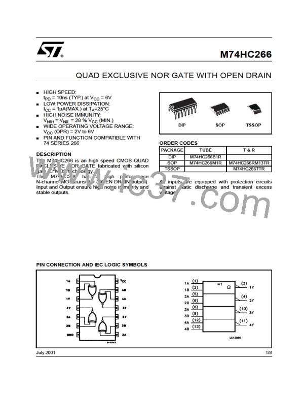 M74HC266RM13TR图片预览