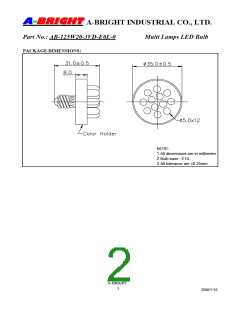 浏览型号AB-125W20-3VD-E0L-0的Datasheet PDF文件第2页