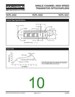 浏览型号HCPL-0501的Datasheet PDF文件第10页