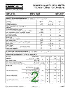 浏览型号HCPL-0501的Datasheet PDF文件第2页
