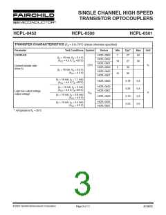 浏览型号HCPL-0501的Datasheet PDF文件第3页