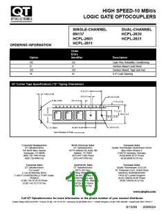浏览型号HCPL-2631的Datasheet PDF文件第10页