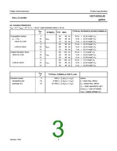 浏览型号HEF4069UBP的Datasheet PDF文件第3页