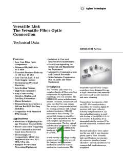 浏览型号HFBR-2521的Datasheet PDF文件第1页